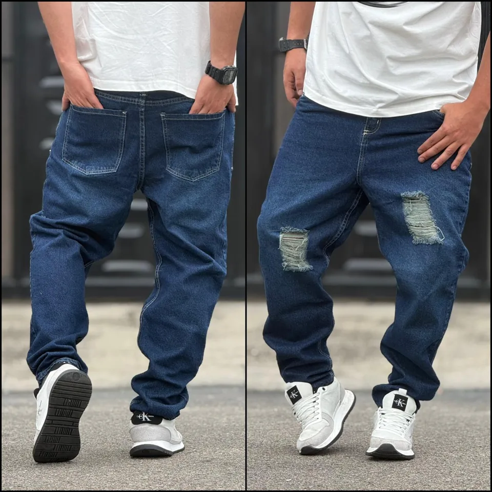 Jean slim negro